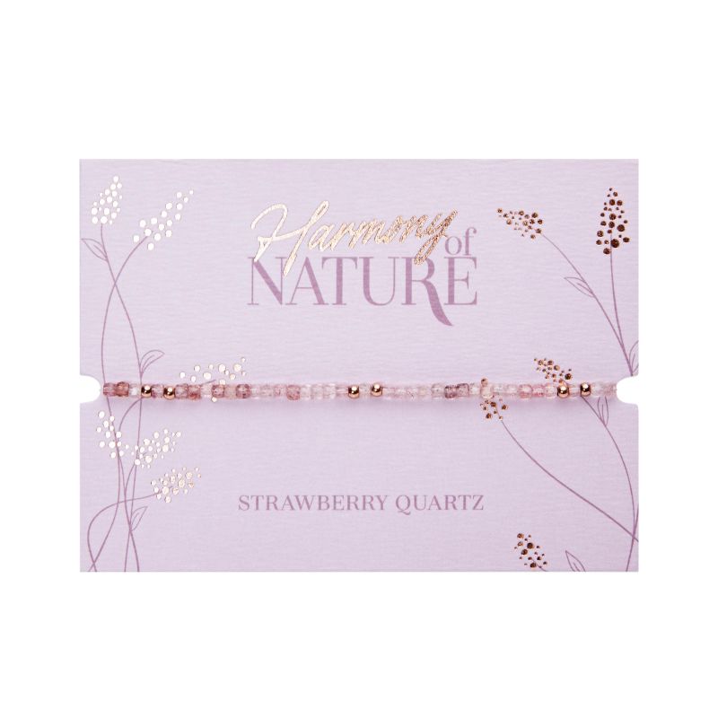 Erdbeerquarz-Armband - Harmony of Nature