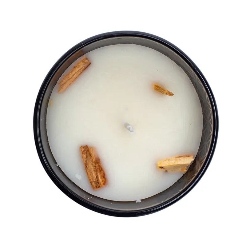 Organic Goodness Palo Santo & Zeder - Duftkerze mit Räucherkräutern