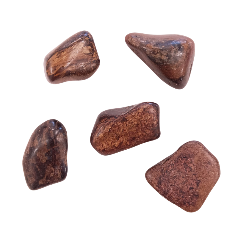 Bronzit Trommelstein