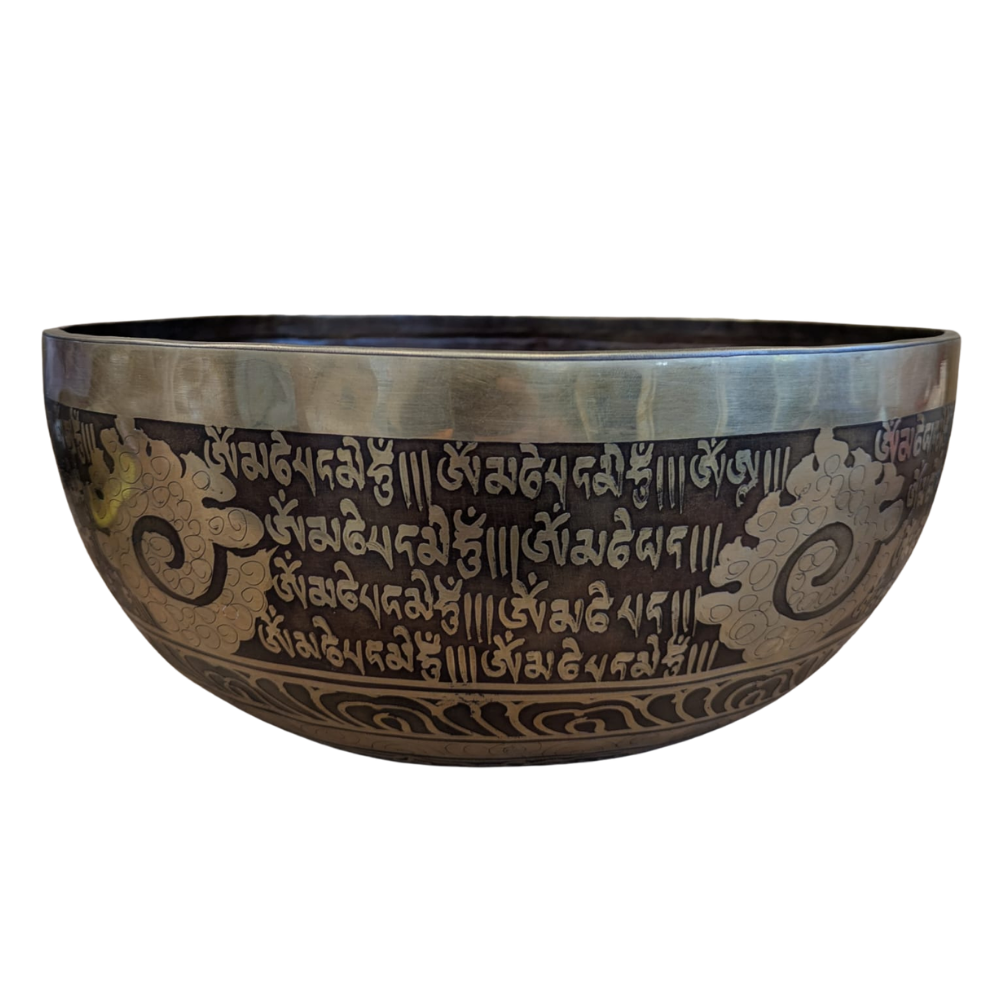 Handgravierte Klangschale Buddha´s Eyes 2311