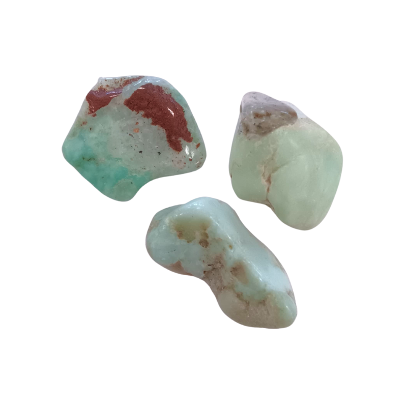 Chrysopras Trommelstein