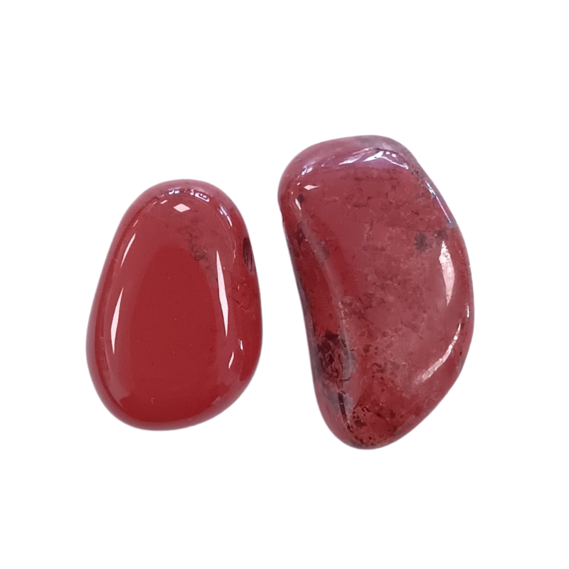 Jaspis Rot gebohrt