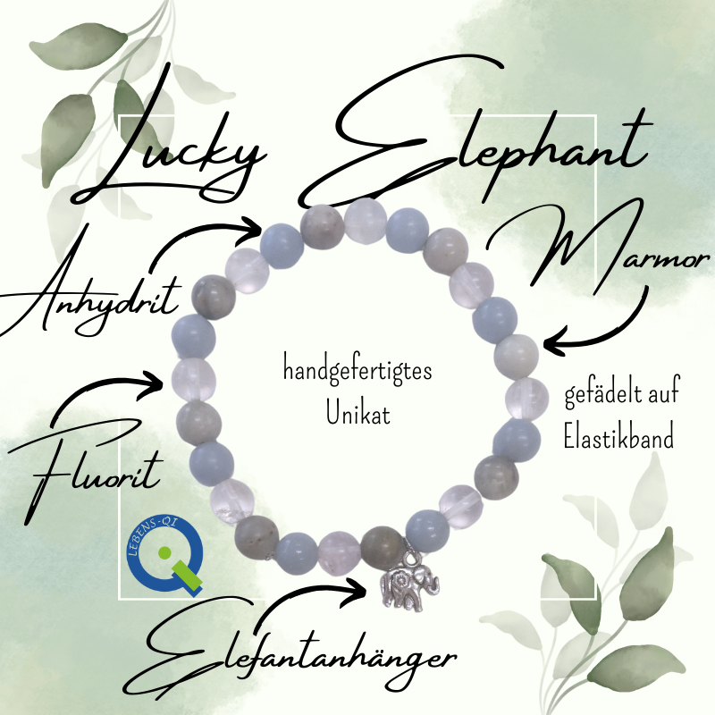 Stein Armband - Lucky Elephant