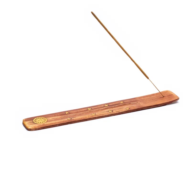 Holz Räucherstäbchenhalter Sonne