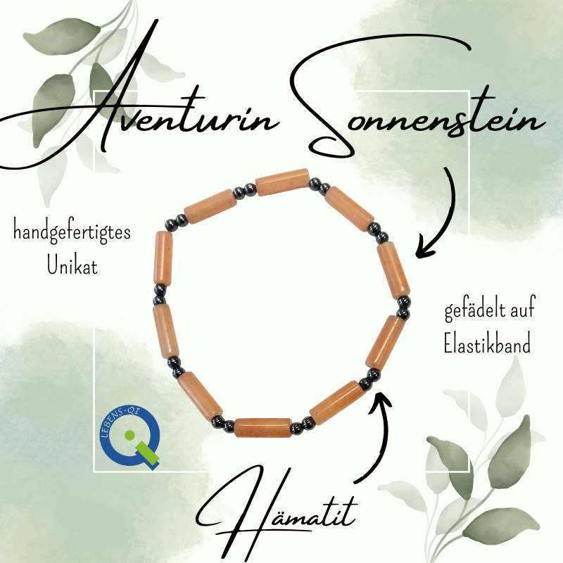Stein Armband - Aventurin Sonnenstein