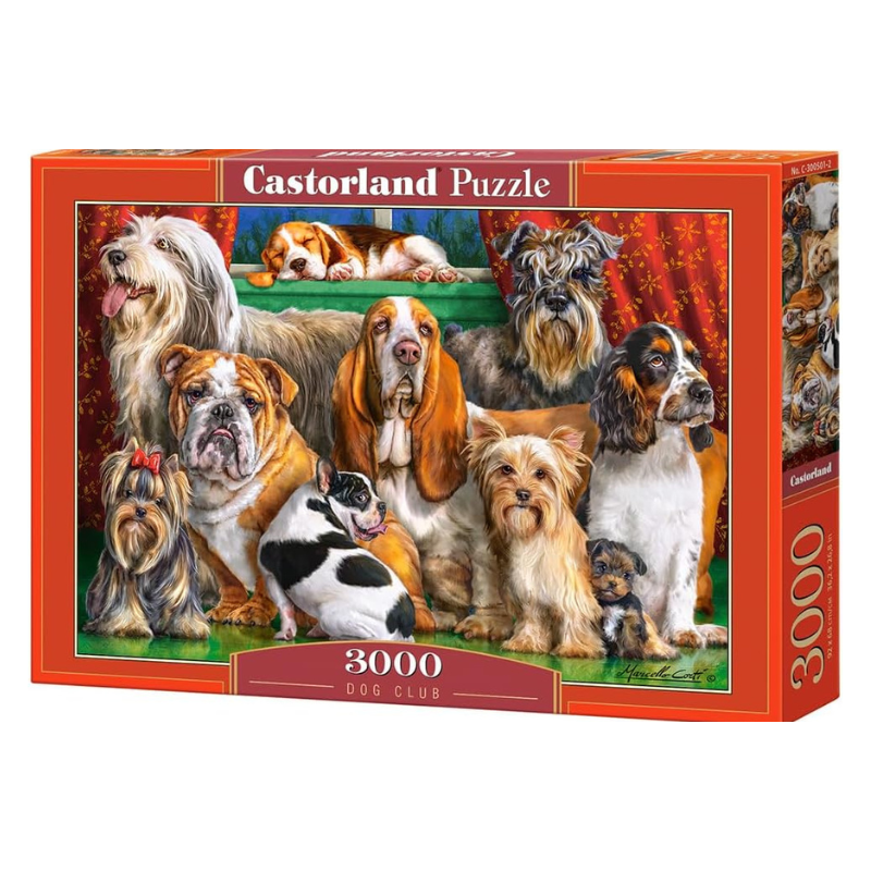 Dog Club - 3000 Teile Puzzle