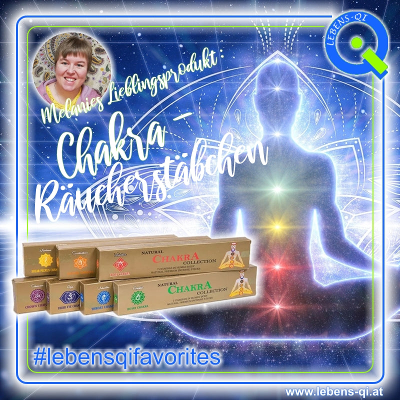 Chakra Räucherstäbchen in Geschenkbox