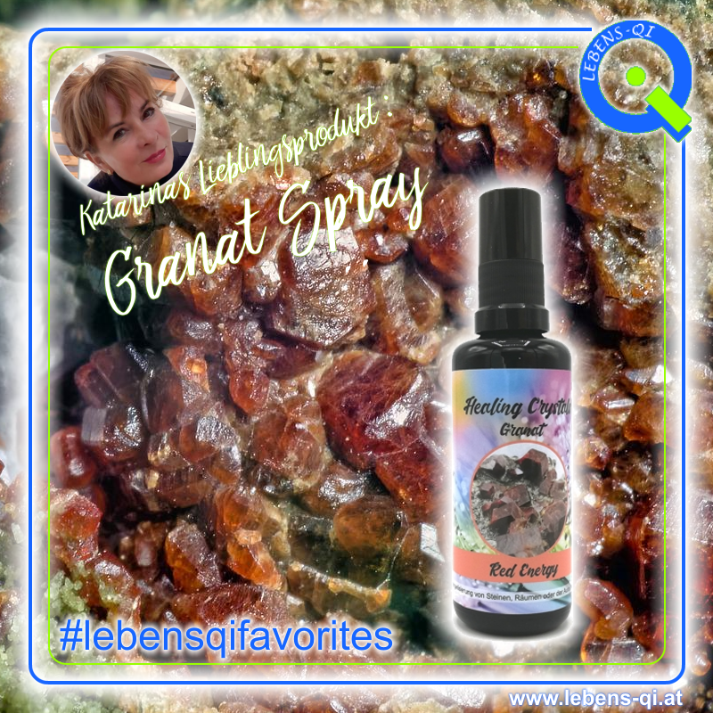 Healing Crystals Spray Granat - Red Energy