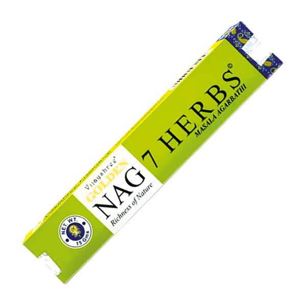 Golden Nag 7 Herbs Räucherstäbchen