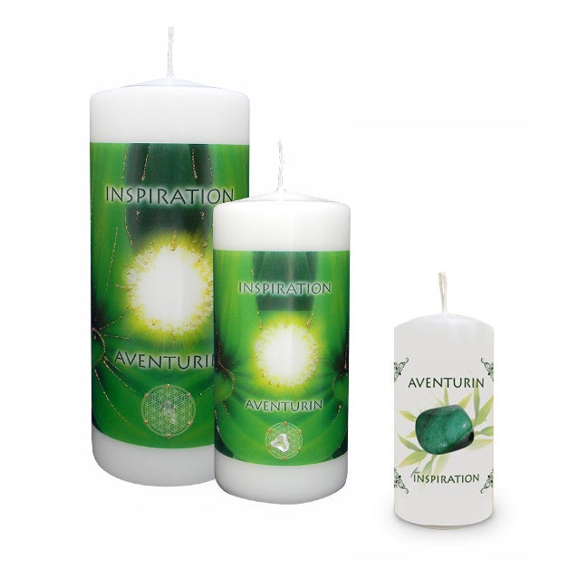 Aventurin Energiekerze groß