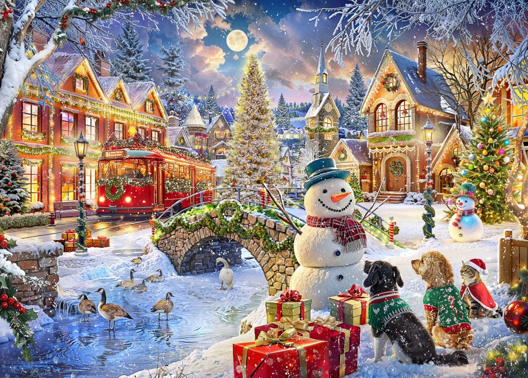 Weihnachtsvilla - 500 Teile Puzzle