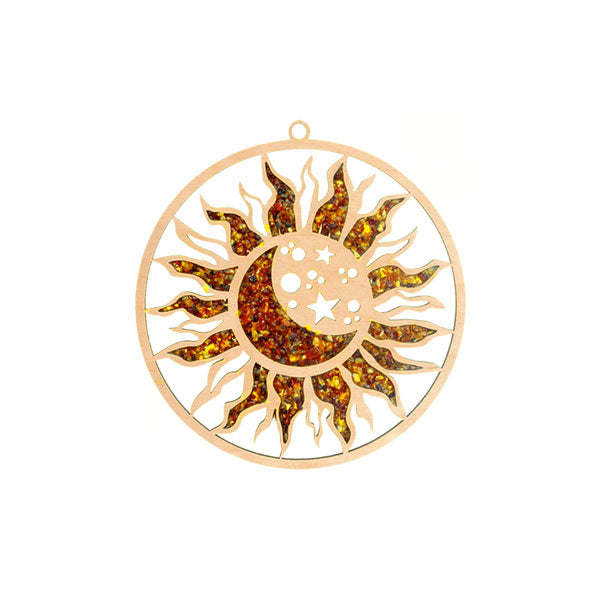 Bernstein Suncatcher Sonne und Mond