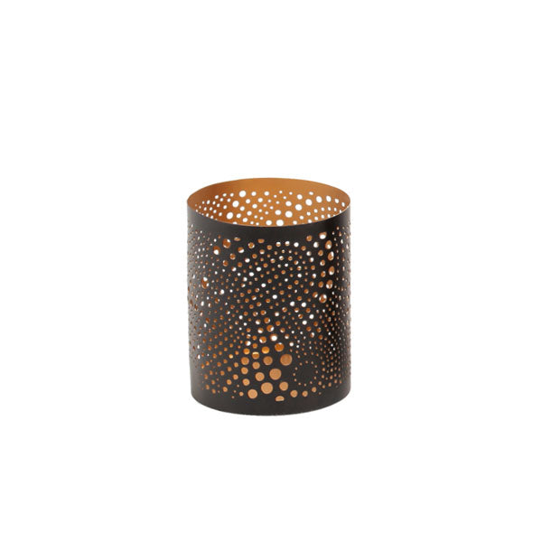 Goldlicht Loop Teelichthalter S