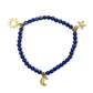 Kugelarmband Lapislazuli Sonne, Mond & Stern