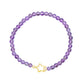 Kugelarmband Amethyst mit Stern