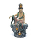 Kuan Yin auf Stein sitzend
