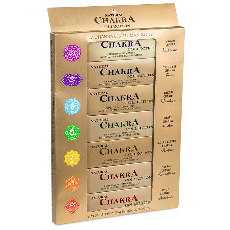 Chakra Räucherstäbchen in Geschenkbox