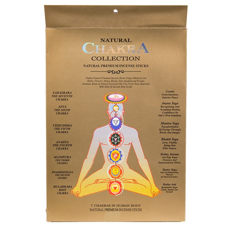 Chakra Räucherstäbchen in Geschenkbox