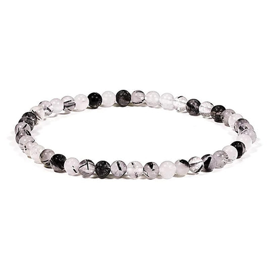 Kugelarmband Turmalinquarz 4 mm