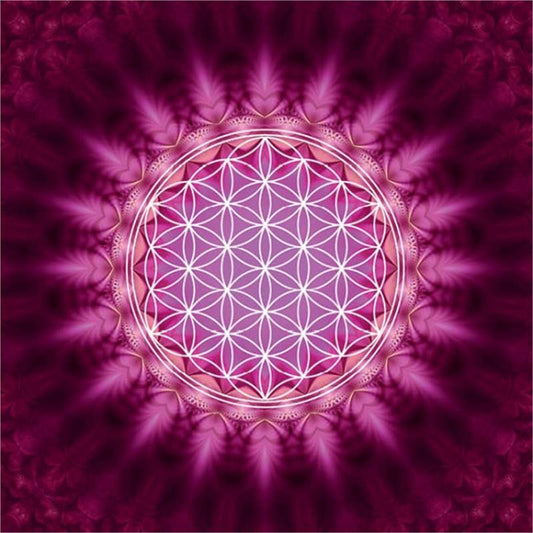 Grußkarte "Blume des Lebens"