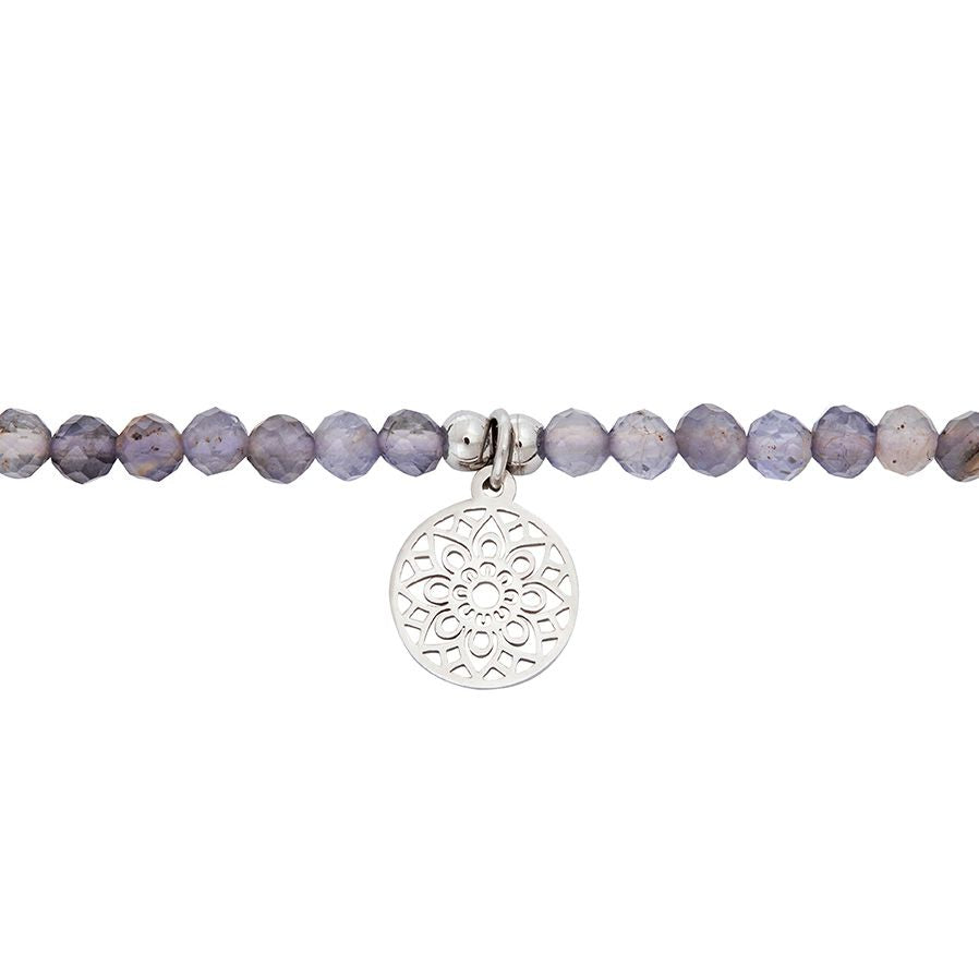 Mandala des Glücks Iolith-Armband - Nature Love