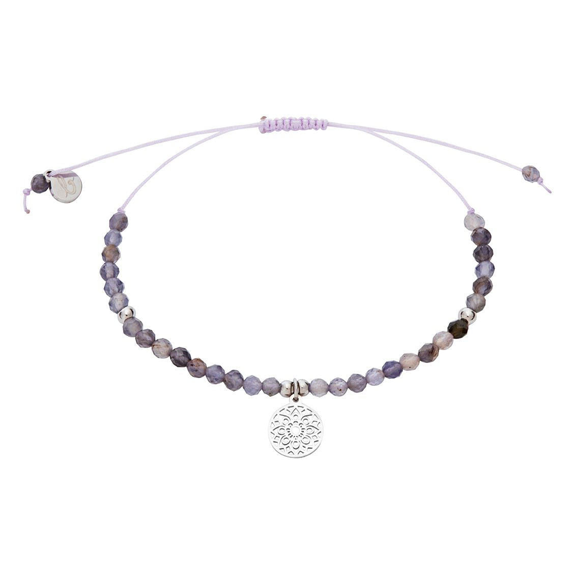 Mandala des Glücks Iolith-Armband - Nature Love