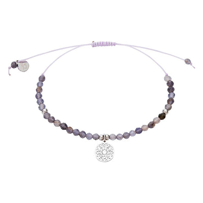 Mandala des Glücks Iolith-Armband - Nature Love