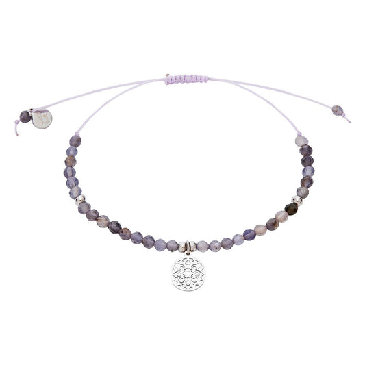 Mandala des Glücks Iolith-Armband - Nature Love