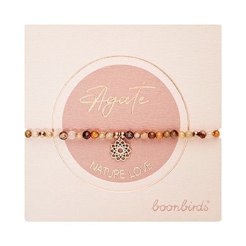 Blüte Achat-Armband - Nature Love