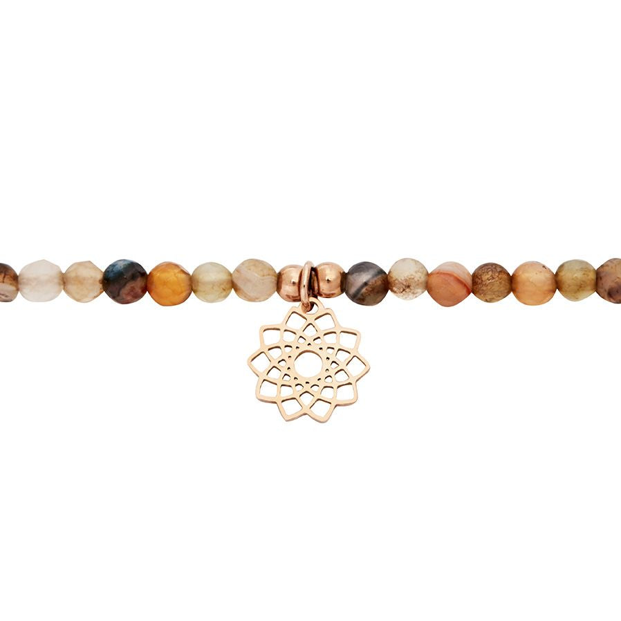 Blüte Achat-Armband - Nature Love