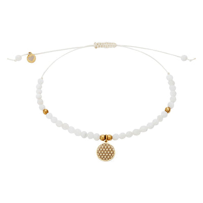 Blume des Lebens Mondstein-Armband - Nature Love