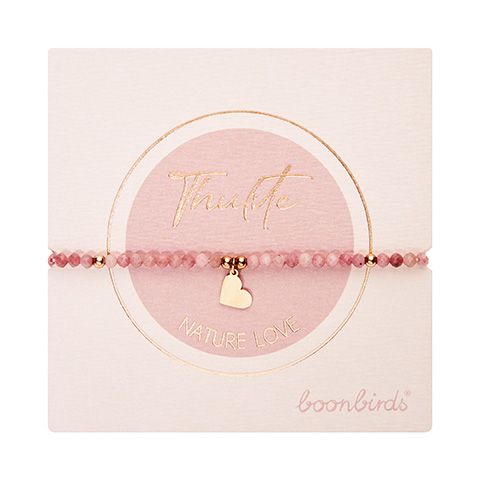 Herz Thulit-Armband - Nature Love