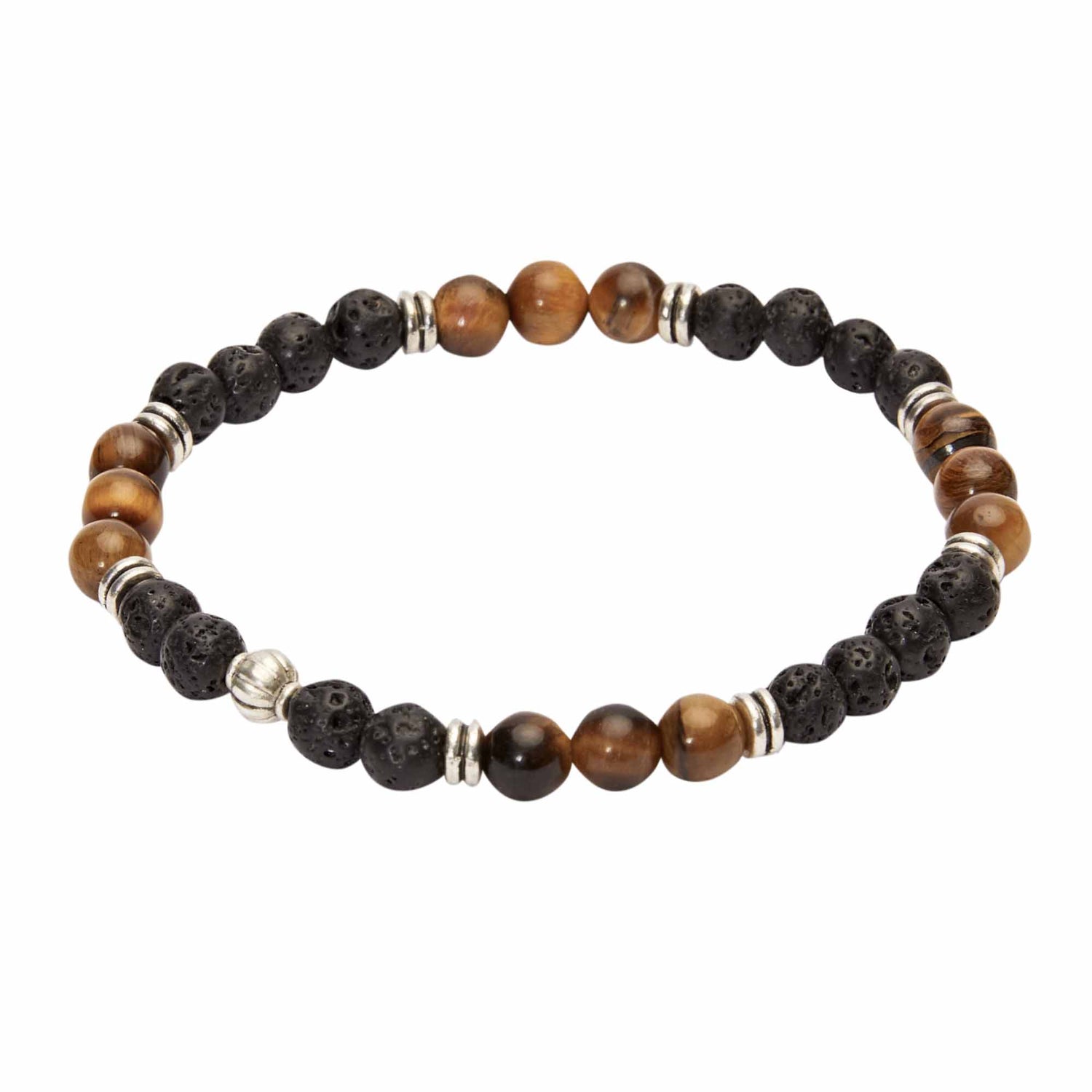 Lava Tigerauge Armband - "Viro"