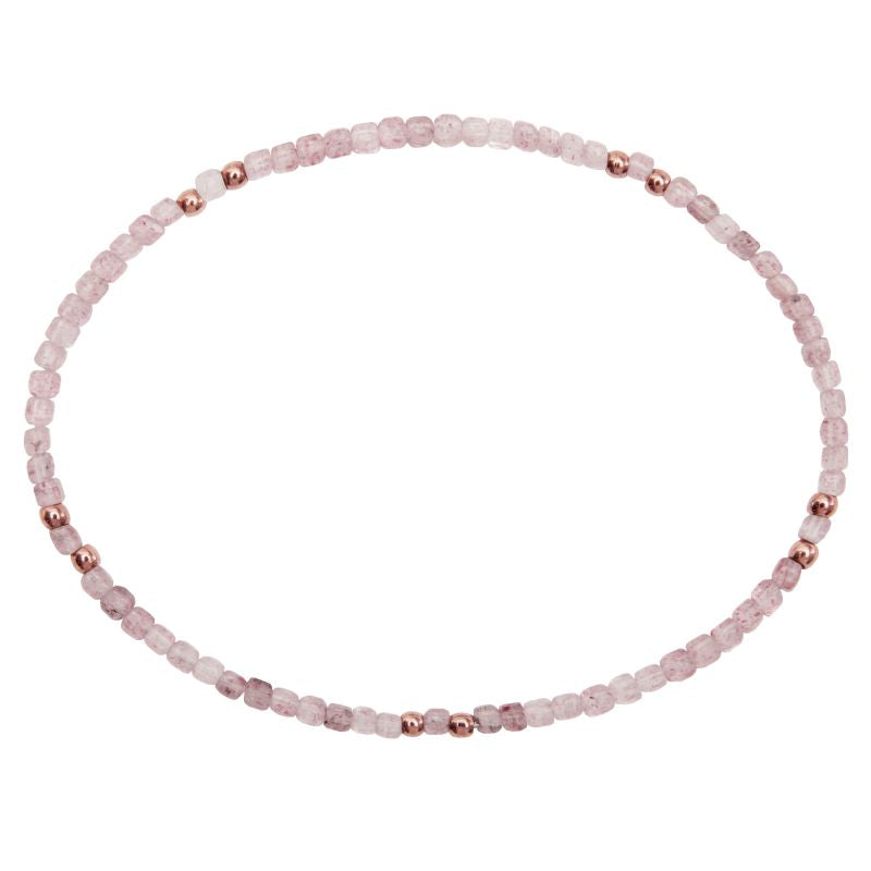 Erdbeerquarz-Armband - Harmony of Nature