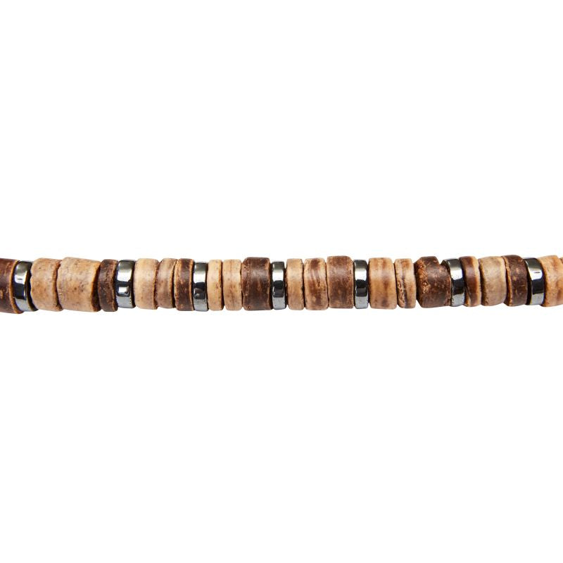 Kokosnuss Hämatit Armband - "Viro"