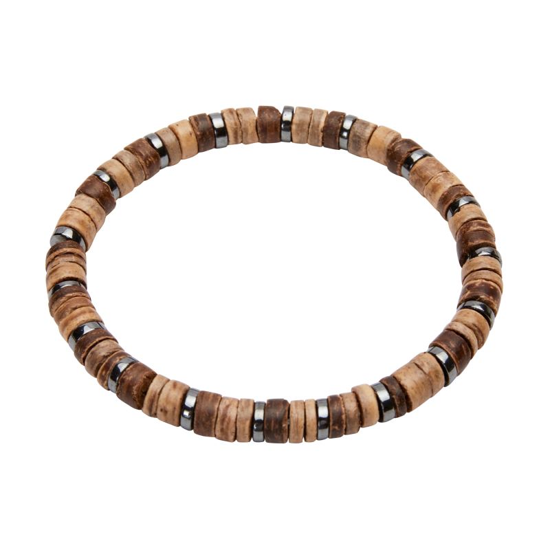 Kokosnuss Hämatit Armband - "Viro"