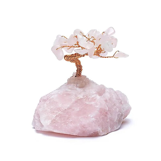 Rosenquarz Edelsteinbäumchen