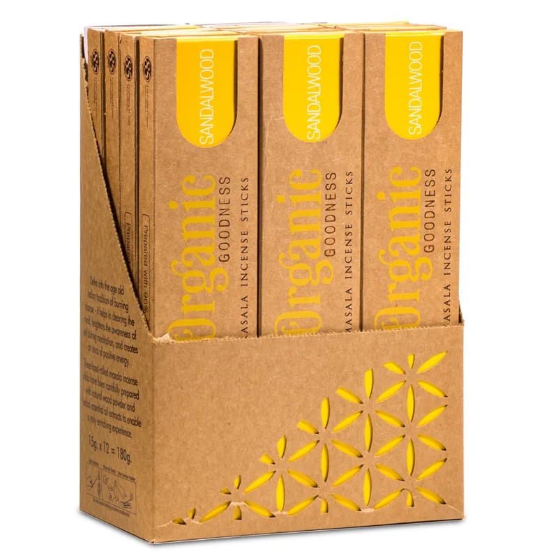 Sandalwood - Organic Goodness Räucherstäbchen