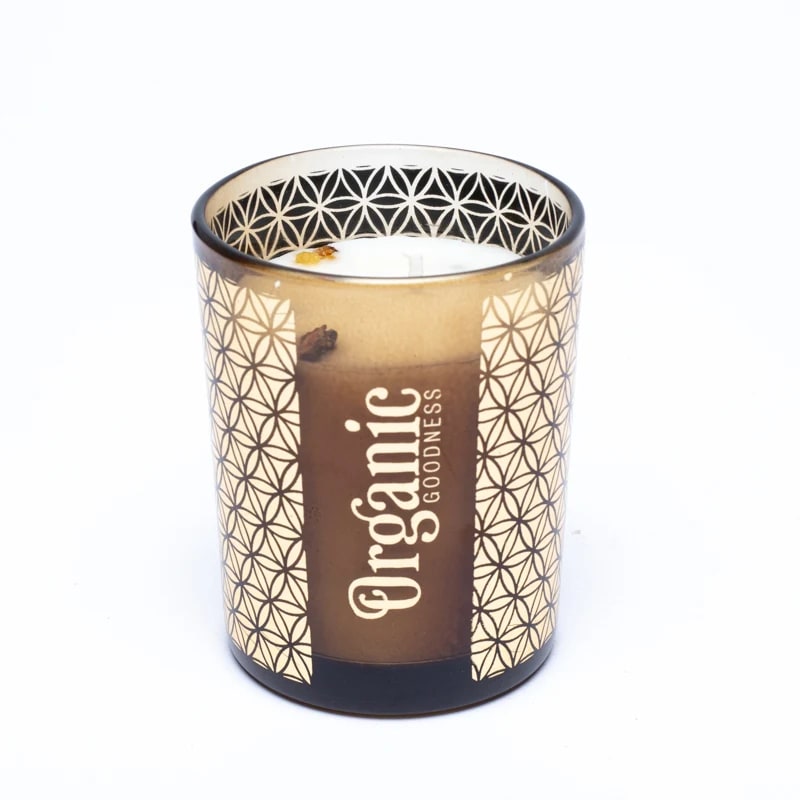 Organic Goodness Weihrauch & Myrrhe - Duftkerze mit Räucherkräutern