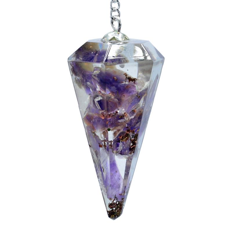 Orgonpendel Amethyst