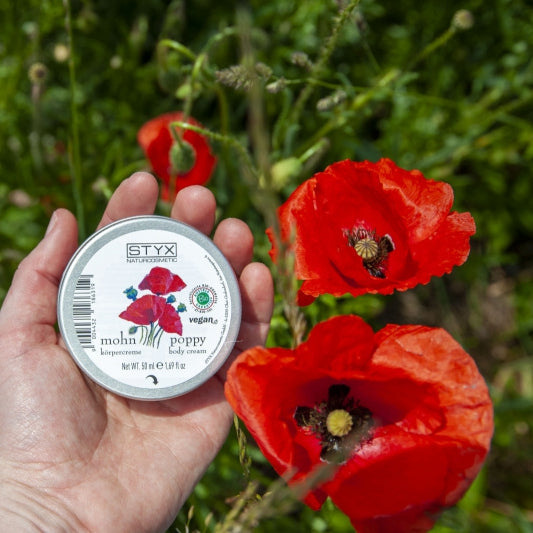Mohn Körpercreme klein