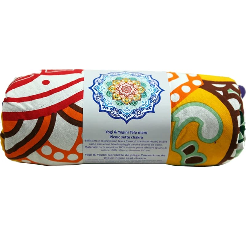 Mandala Decke in Chakrafarben