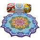 Mandala Decke in Chakrafarben