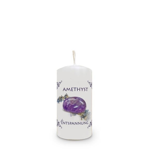 Amethyst Energiekerze mini