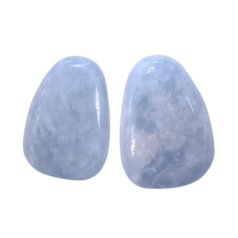 Calcit blau gebohrt