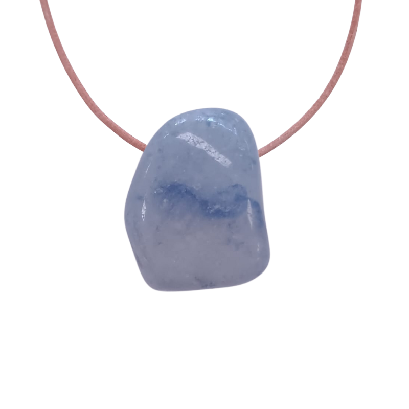 Blauquarz gebohrt