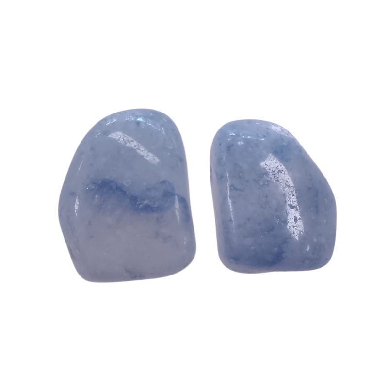 Blauquarz gebohrt