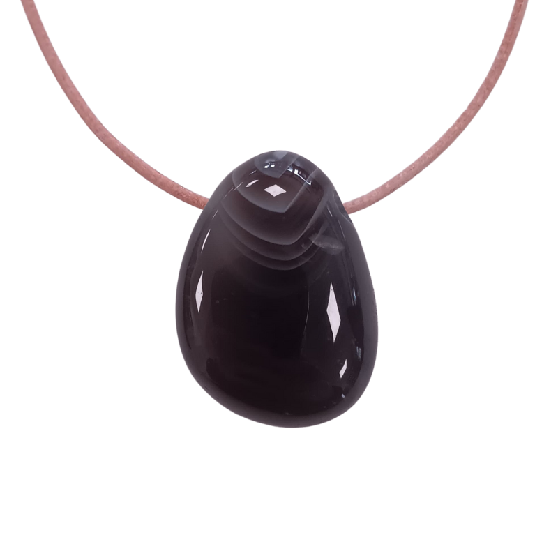 Botswana Achat gebohrt