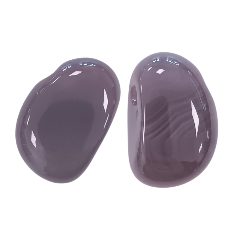Botswana Achat gebohrt