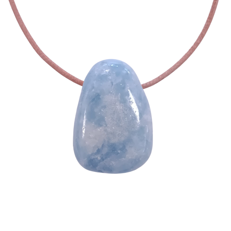 Calcit blau gebohrt